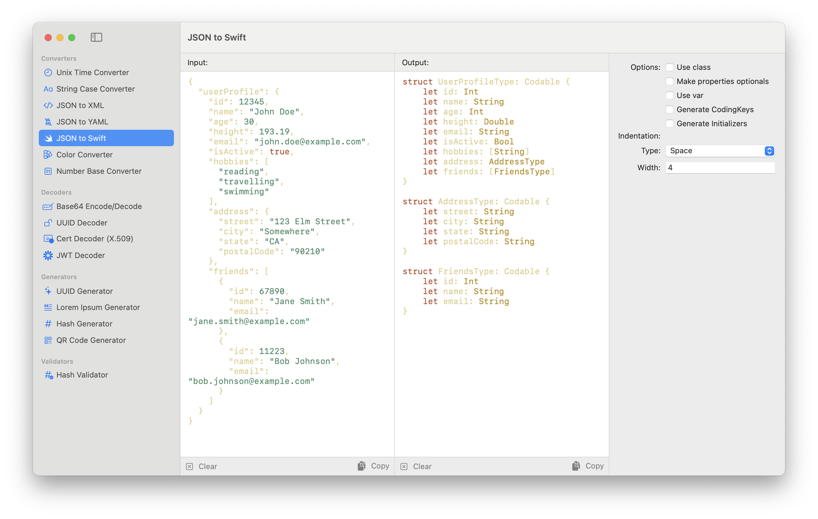 Tooly App macOS Screenshot